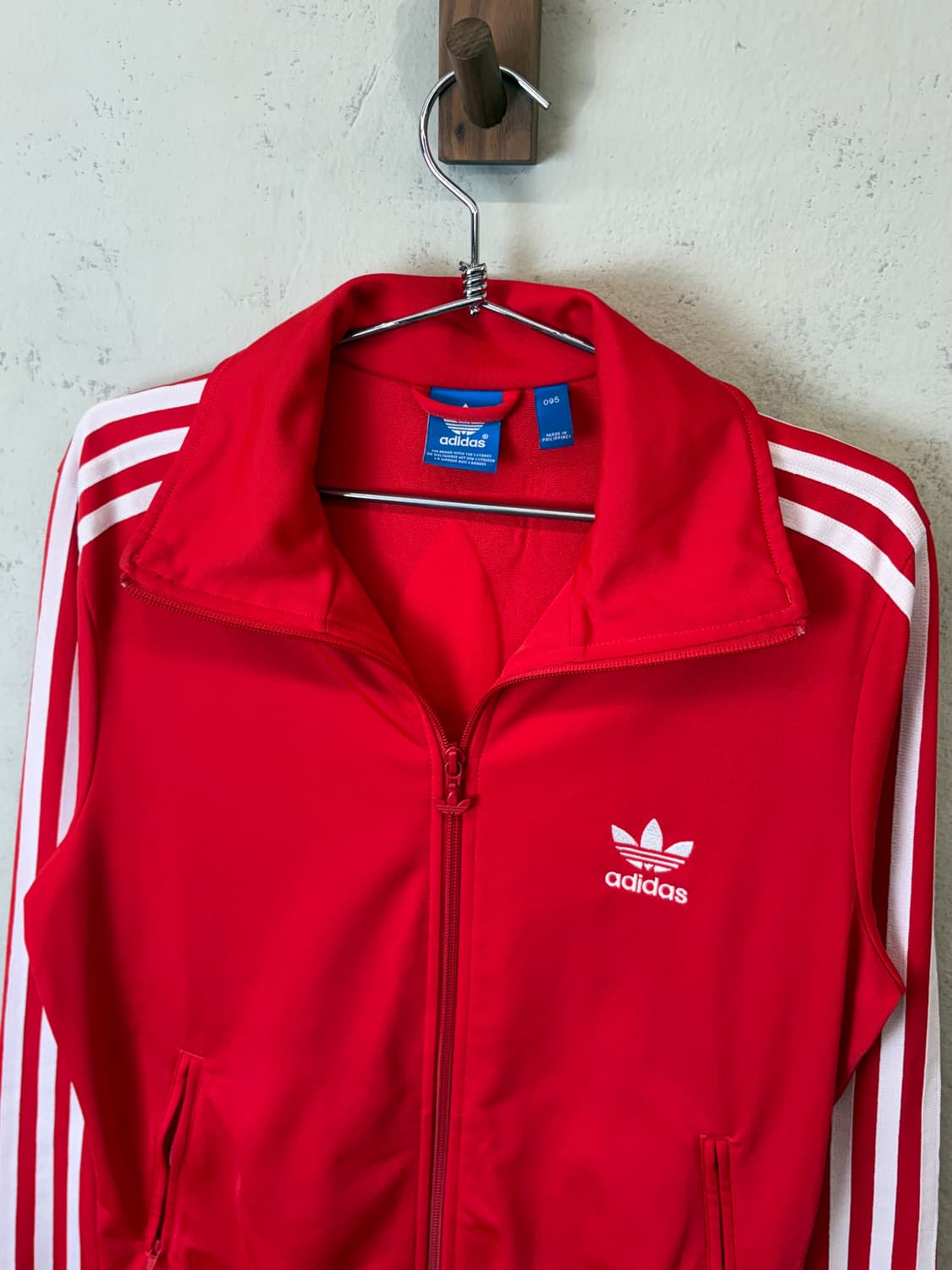 아디다스 파이어버드 레드 빅로고 트랙탑 져지 상품이미지6