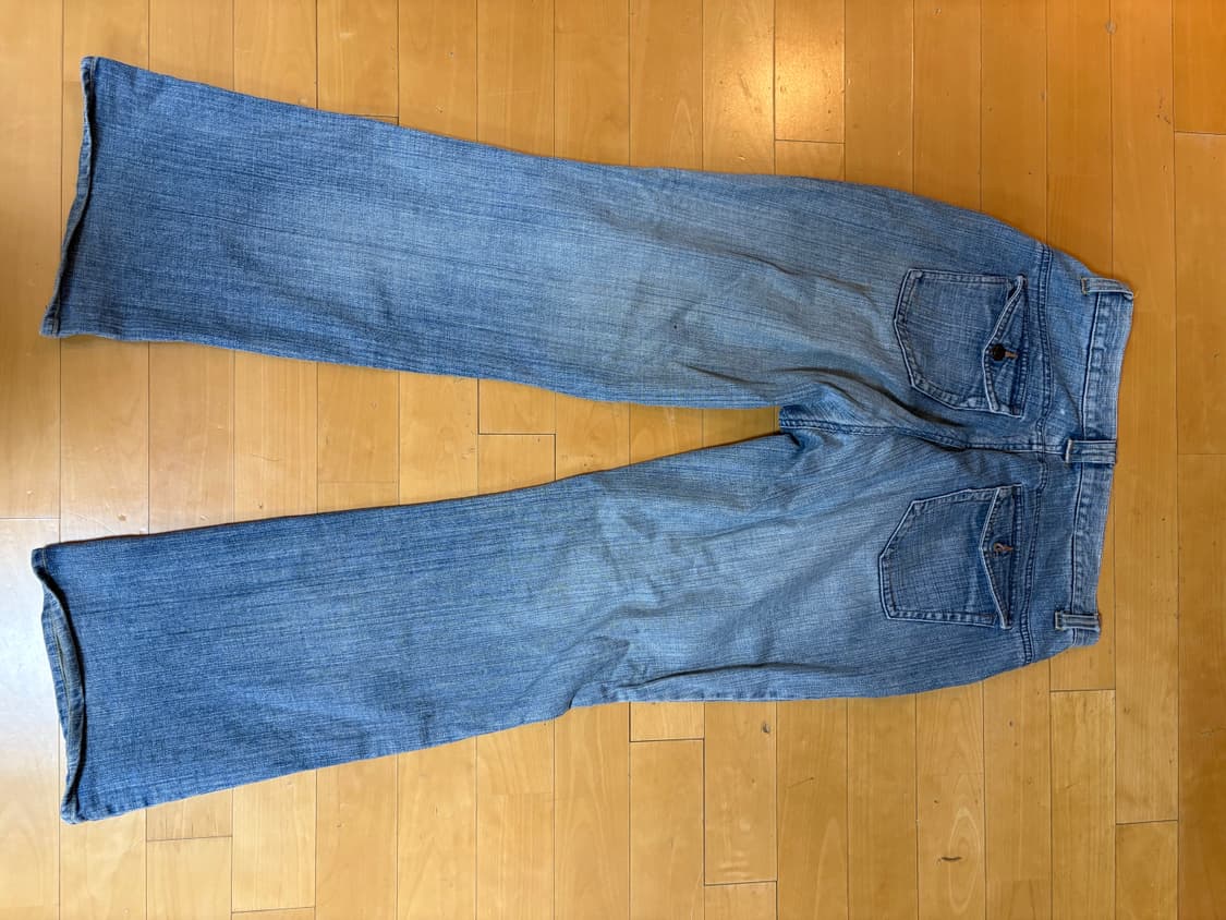 Y2K 빈티지 세미부츠컷 데님  상품이미지3