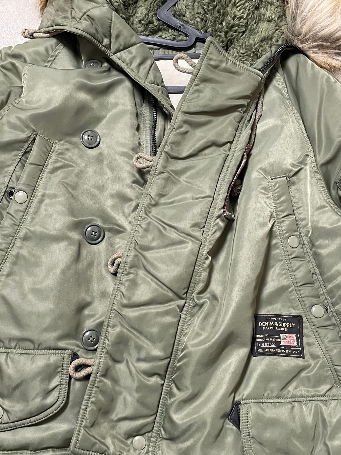 폴로 앤서플라이N3B 야상패딩 상품이미지3