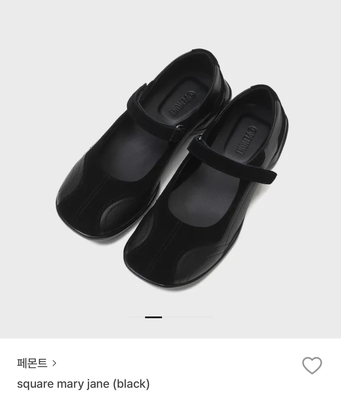 페몬트 스퀘어 메리제인 square mary jane 상품이미지1