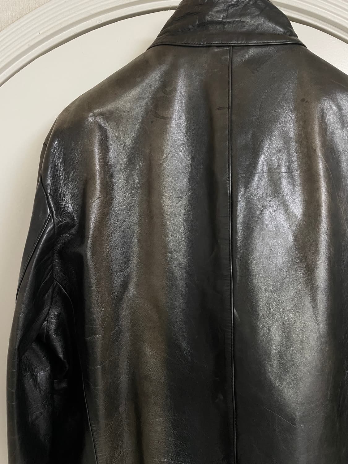 [VINTAGE] 썬페이딩 레더 자켓 상품이미지6