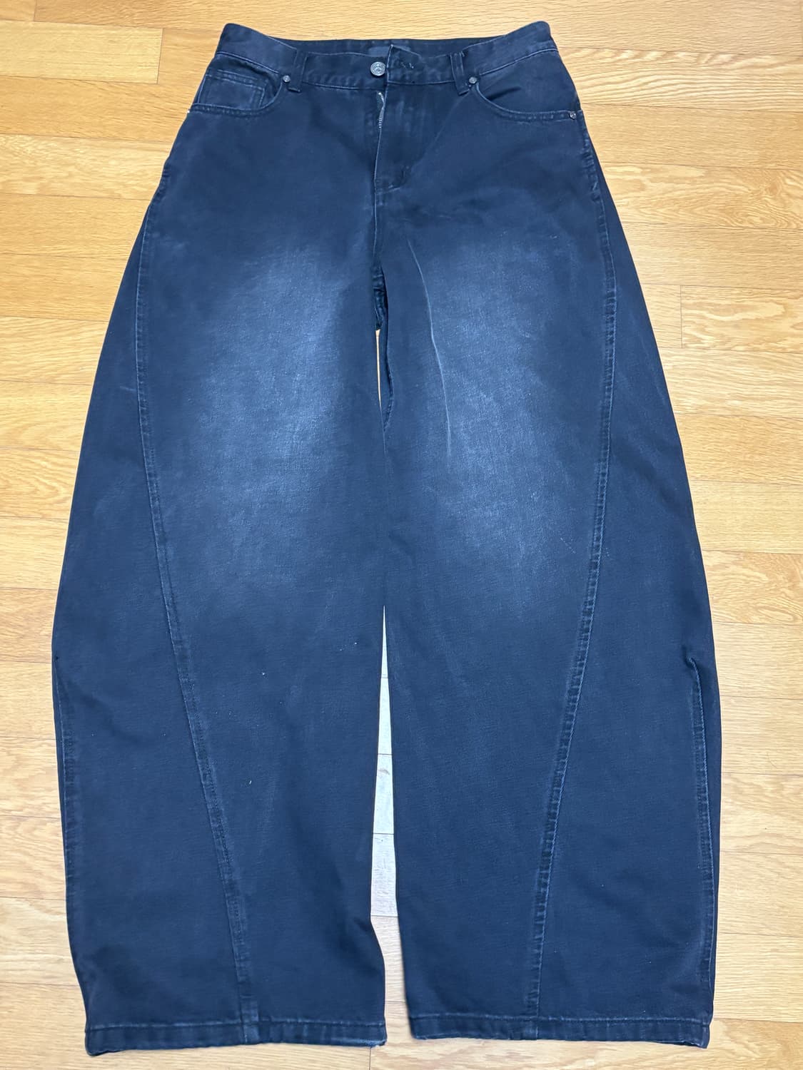 Dnsr 커브드 데님 팬츠 상품이미지2