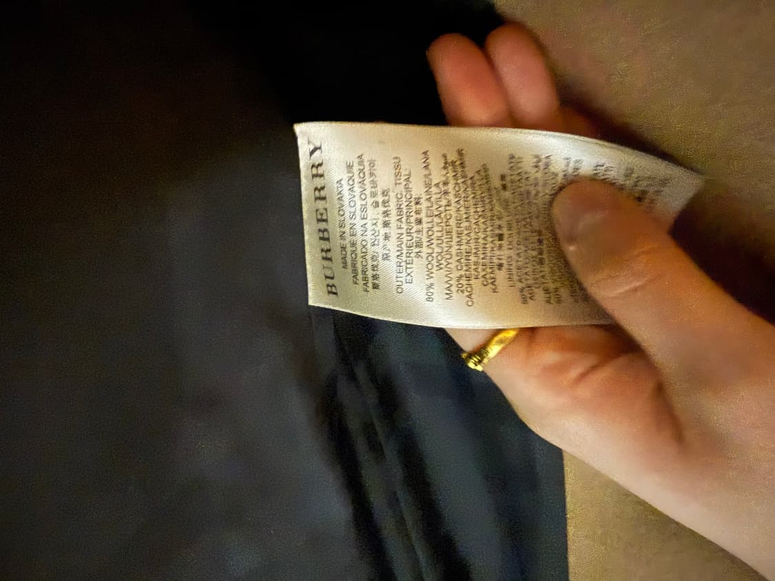 버버리여성캐시미어코트  상품이미지5