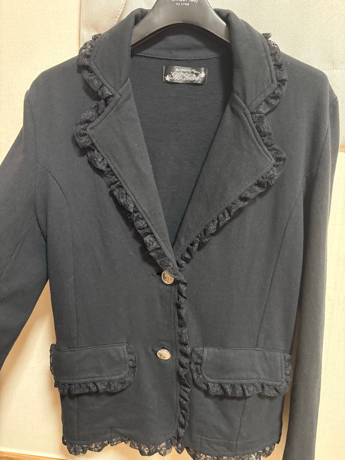 일본 빈티지 고스로리 고딕풍 지뢰계 자켓  상품이미지1