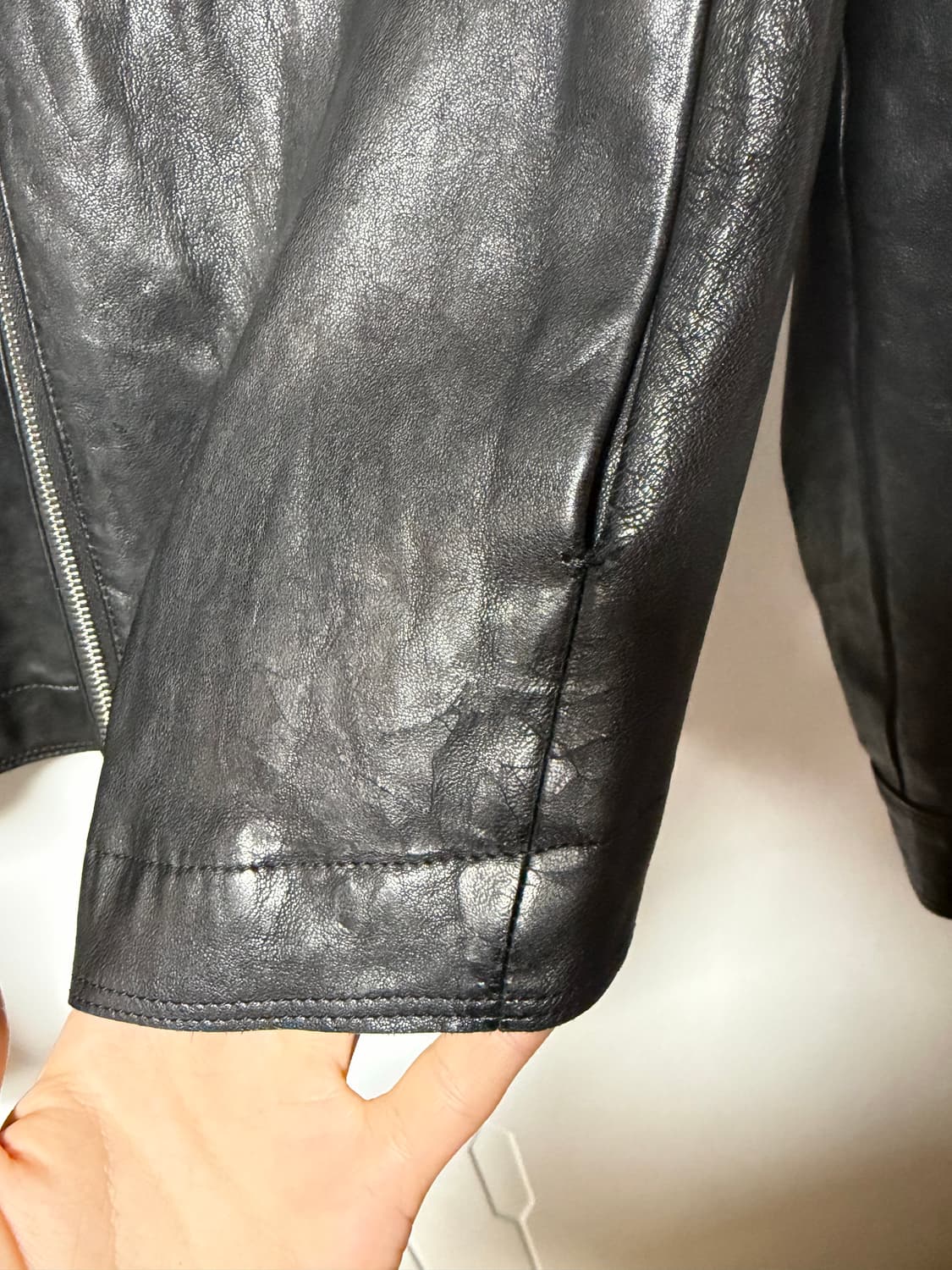 san263-1 zip leather jacket m사이즈 상품이미지7