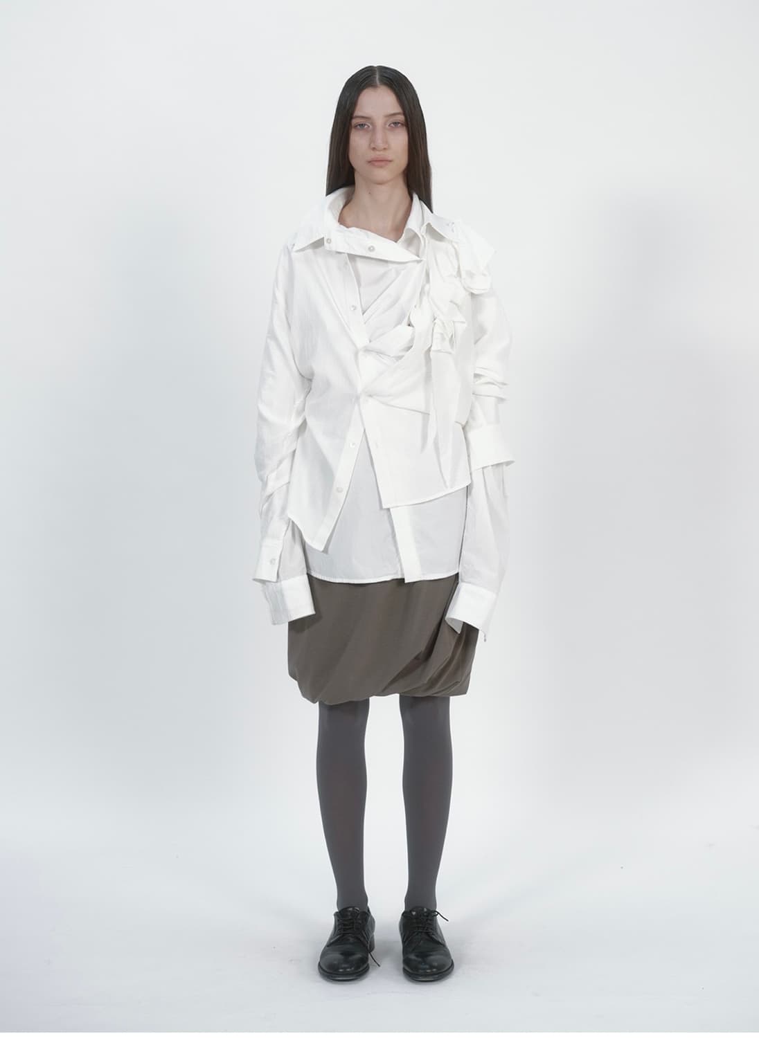 낫띵에브리띵 balloon skirt - khaki 상품이미지1