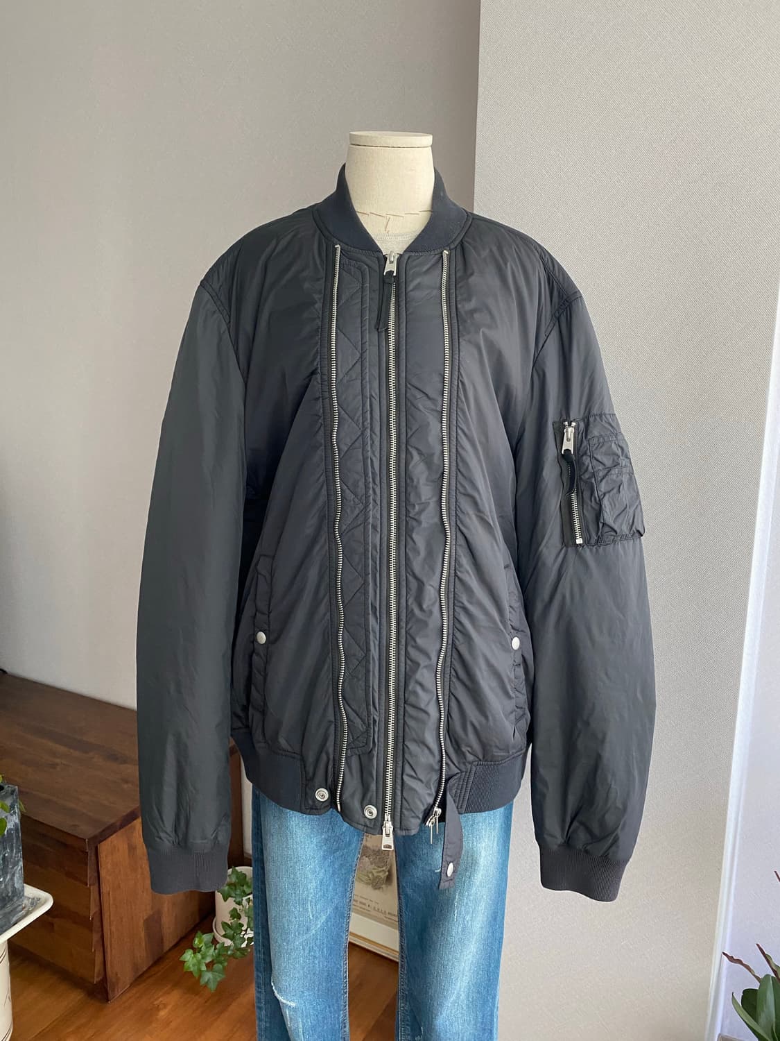 ALLSAINTS  올세인츠 경량패딩 보머쟈켓(XXL) 상품이미지3