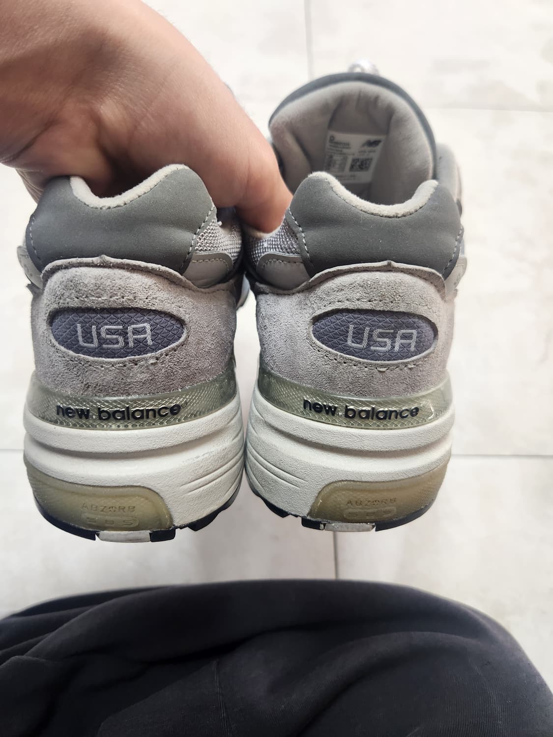 [240] 뉴발란스 992 그레이 USA 상품이미지6