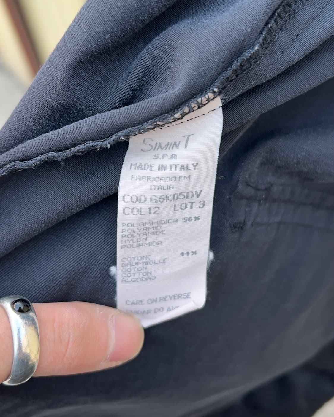 [XL] 90s 아르마니 진스 나일론 스냅 코트 상품이미지8