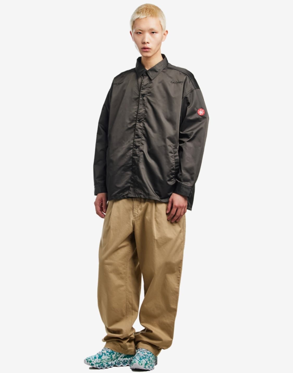 카브엠트 웰트 포켓 PE 빅 셔츠 차콜 M사이즈 해 상품이미지3