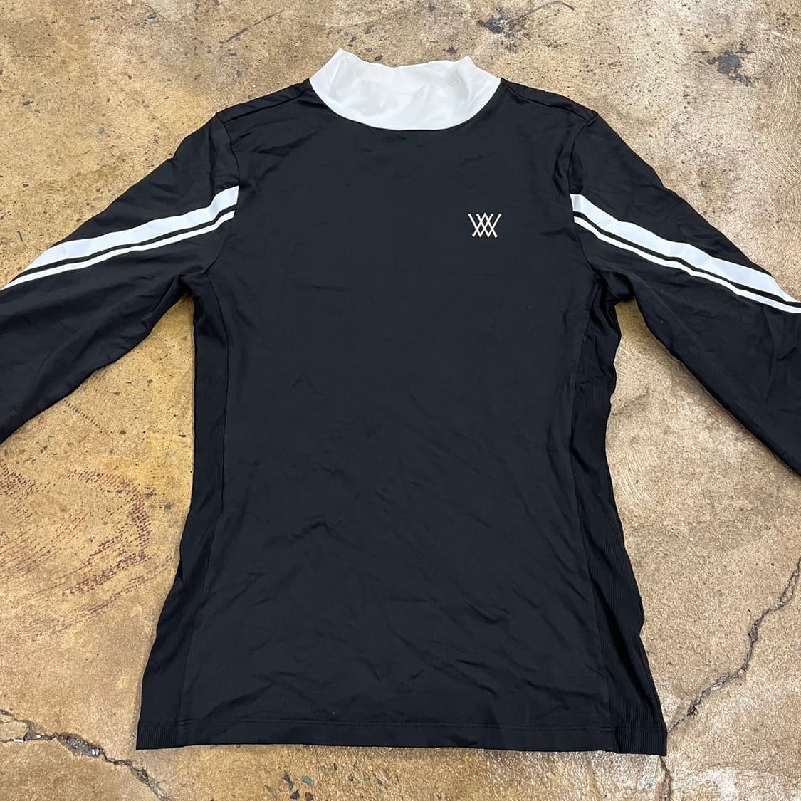 [ 정품/S ] 어뉴 골프 하프넥 긴팔티 b14 상품이미지3