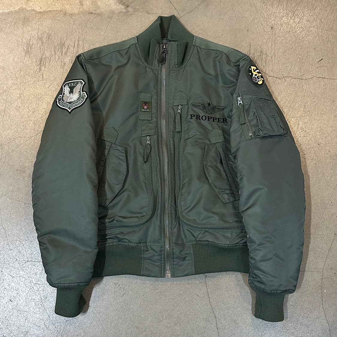L 프로퍼 INC 항공 MA-1 봄버 자켓 상품이미지2