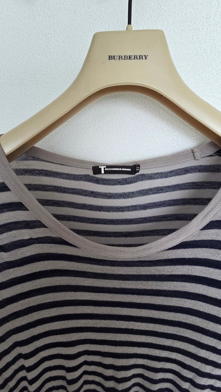 알렉산더왕 U넥 스트라이프 반팔티 XL 상품이미지3