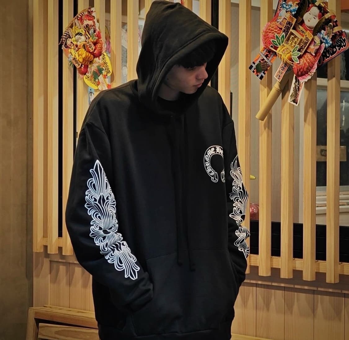 (105 size ) 크롬하츠 홀스슈 후드 M 상품이미지1
