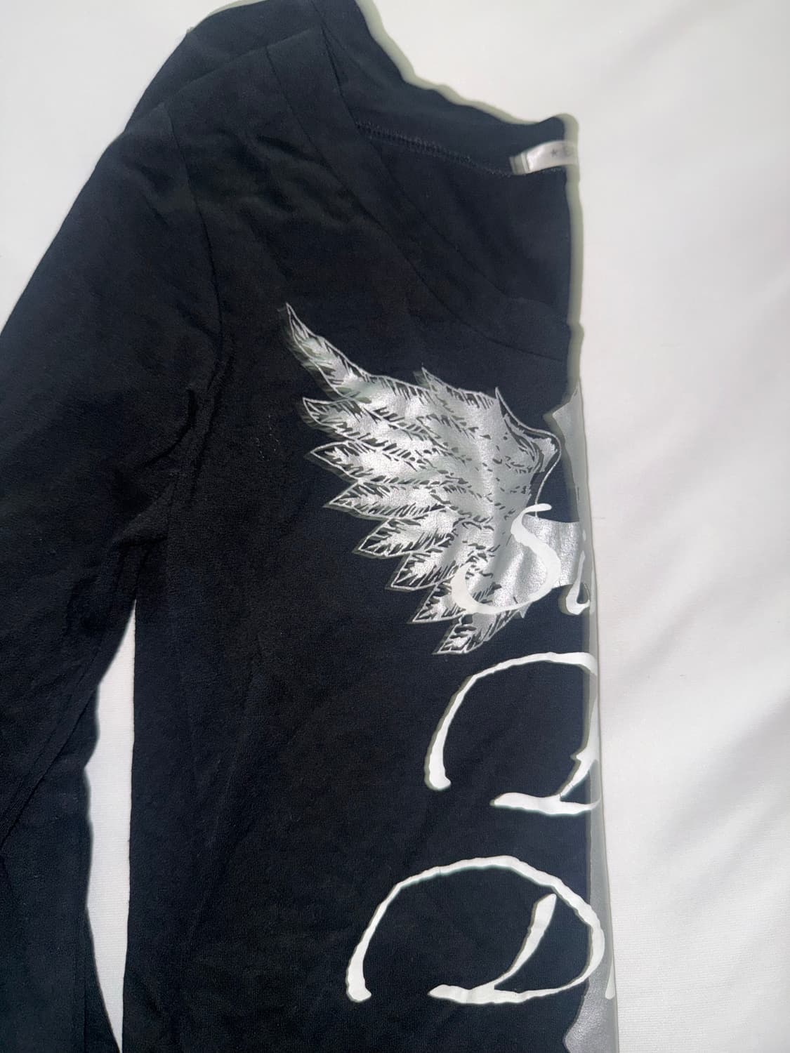 셋업이엑스이 V-NECK CROSS TOP / BLACK OS 상품이미지3