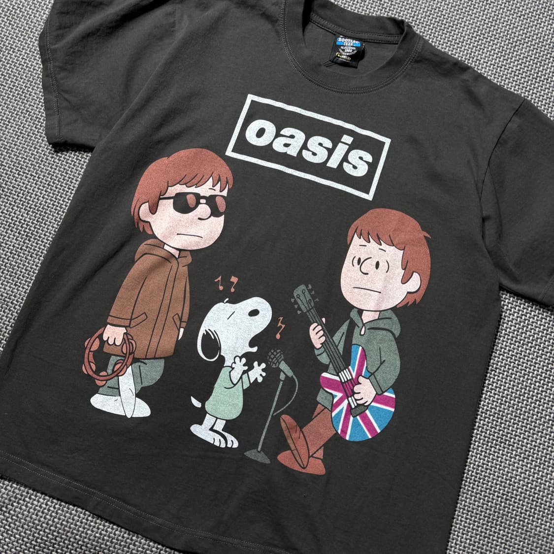 새상품) 오아시스 락밴드 프린팅 티셔츠 (L/XL) 상품이미지3