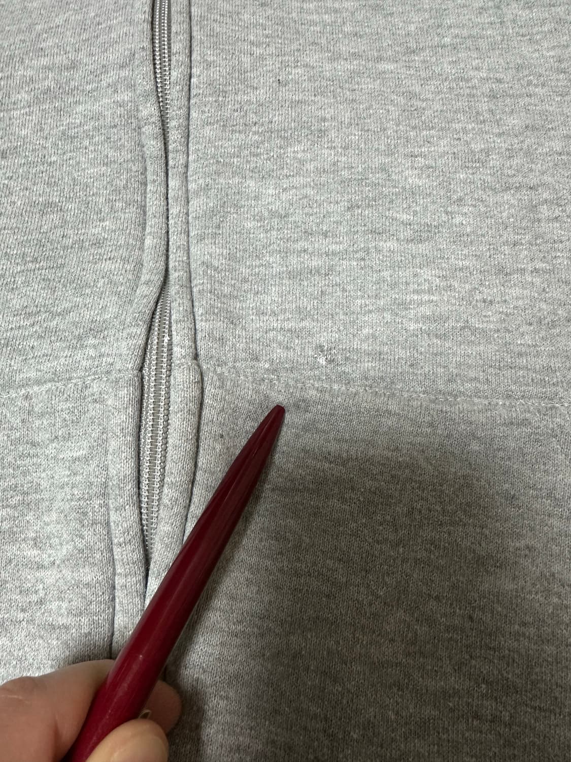 90s 빈티지 러셀 후드집업 그레이 L 상품이미지7