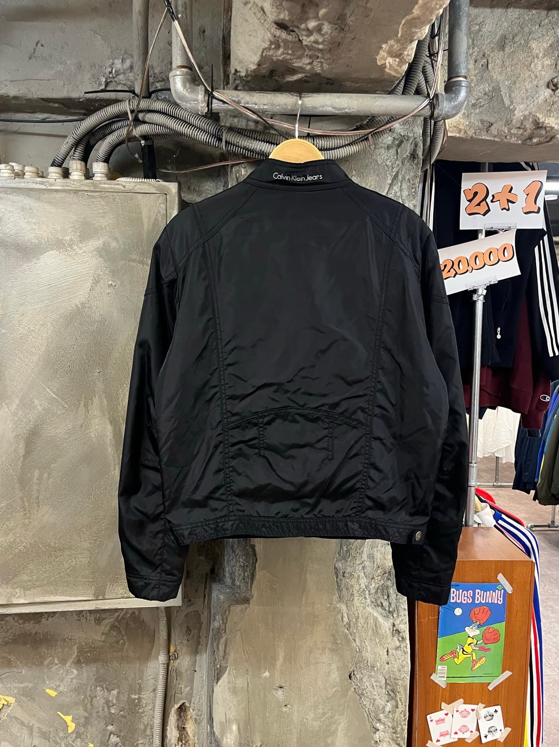 캘빈 클라인 라이더 자켓 블랙 L #csz3692 상품이미지2