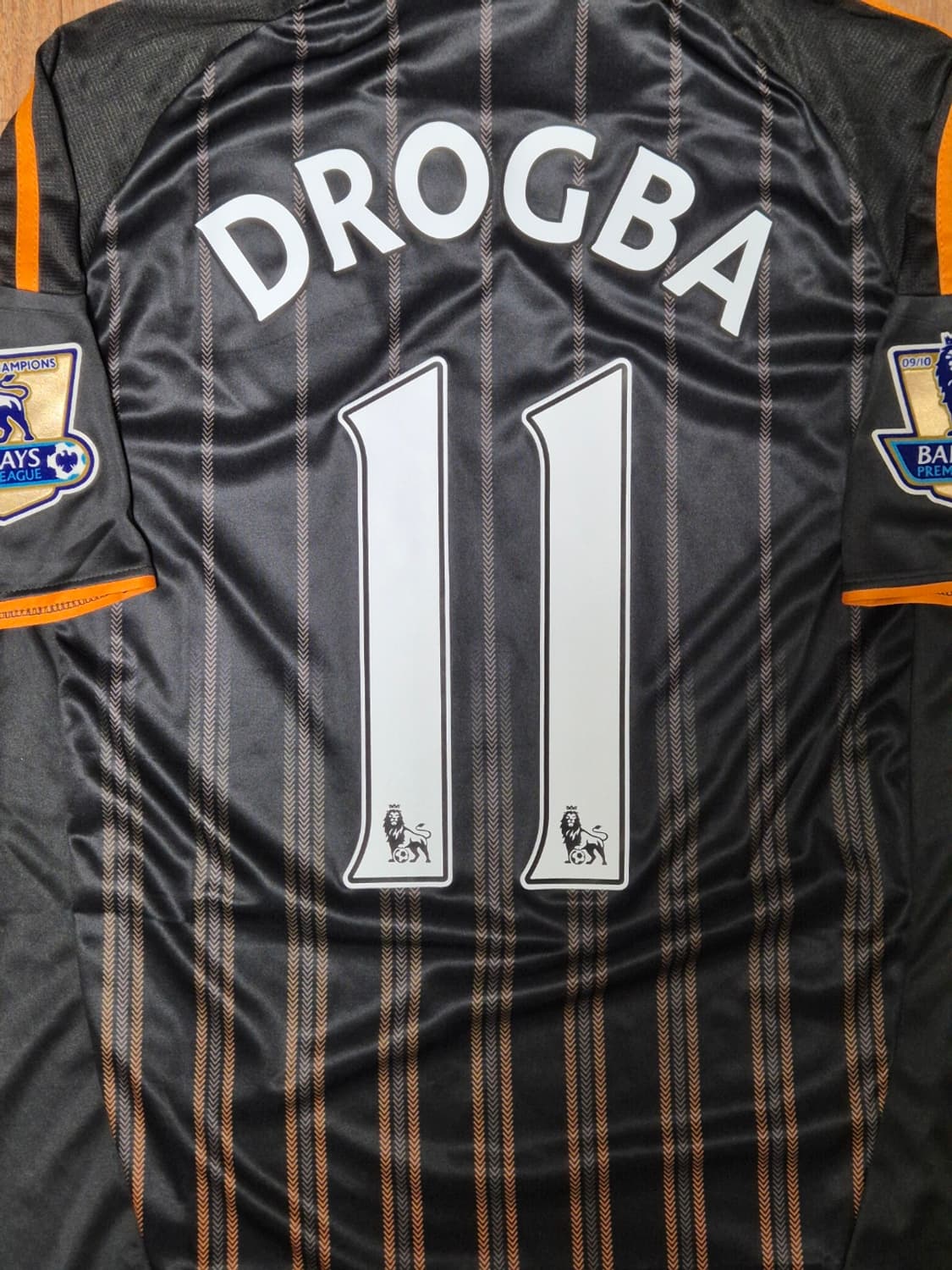 10-11 첼시 어웨이킷 디디에 드록바 유니폼 L 레플리카 상품이미지6