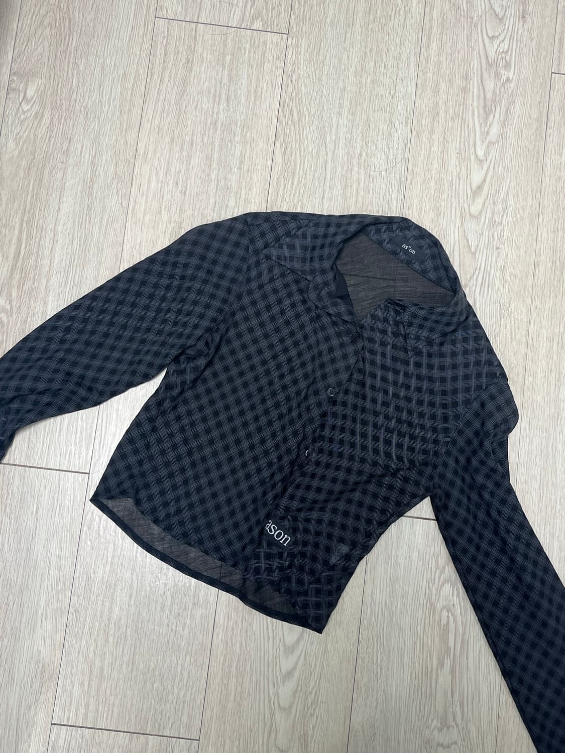 애즈온 MARTINI SEE-THROUGH SHIRT 상품이미지3