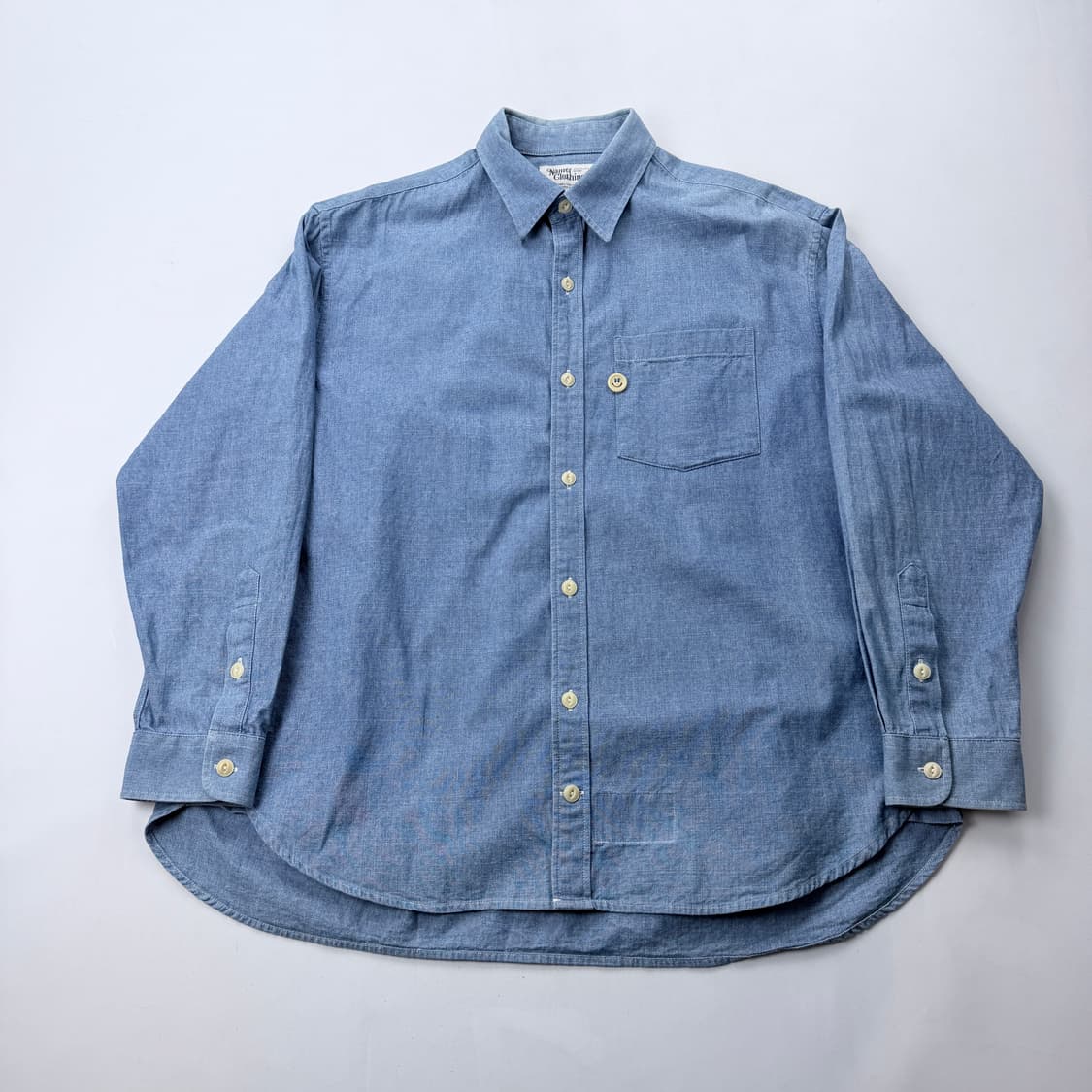 네이머클로딩 스마일셔츠 샴브레이 상품이미지2