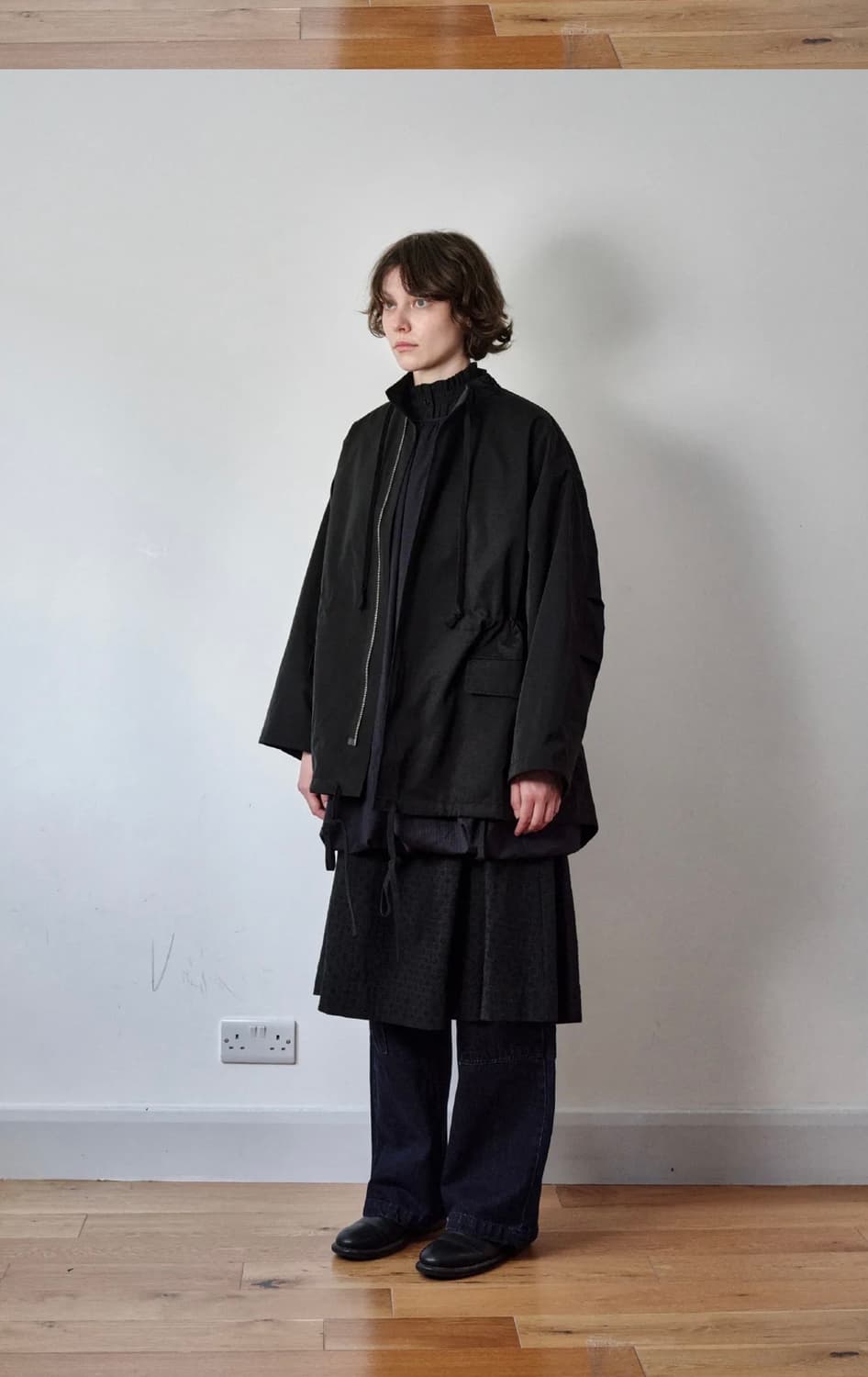 COSMOSS oversized wind trench jacket 상품이미지4