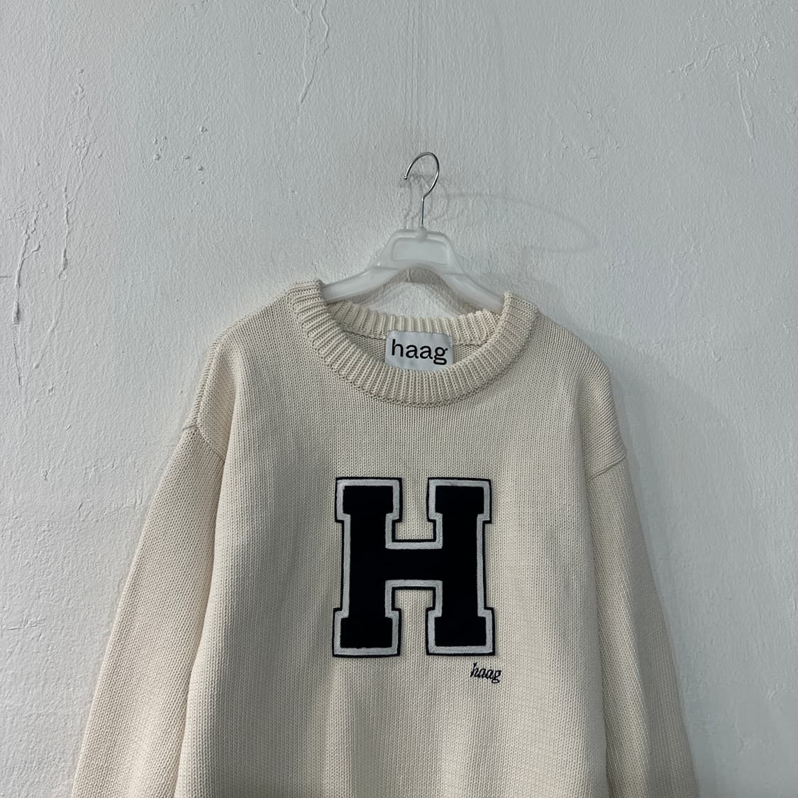 haag 헤이그 H로고 니트 FREE 상품이미지2