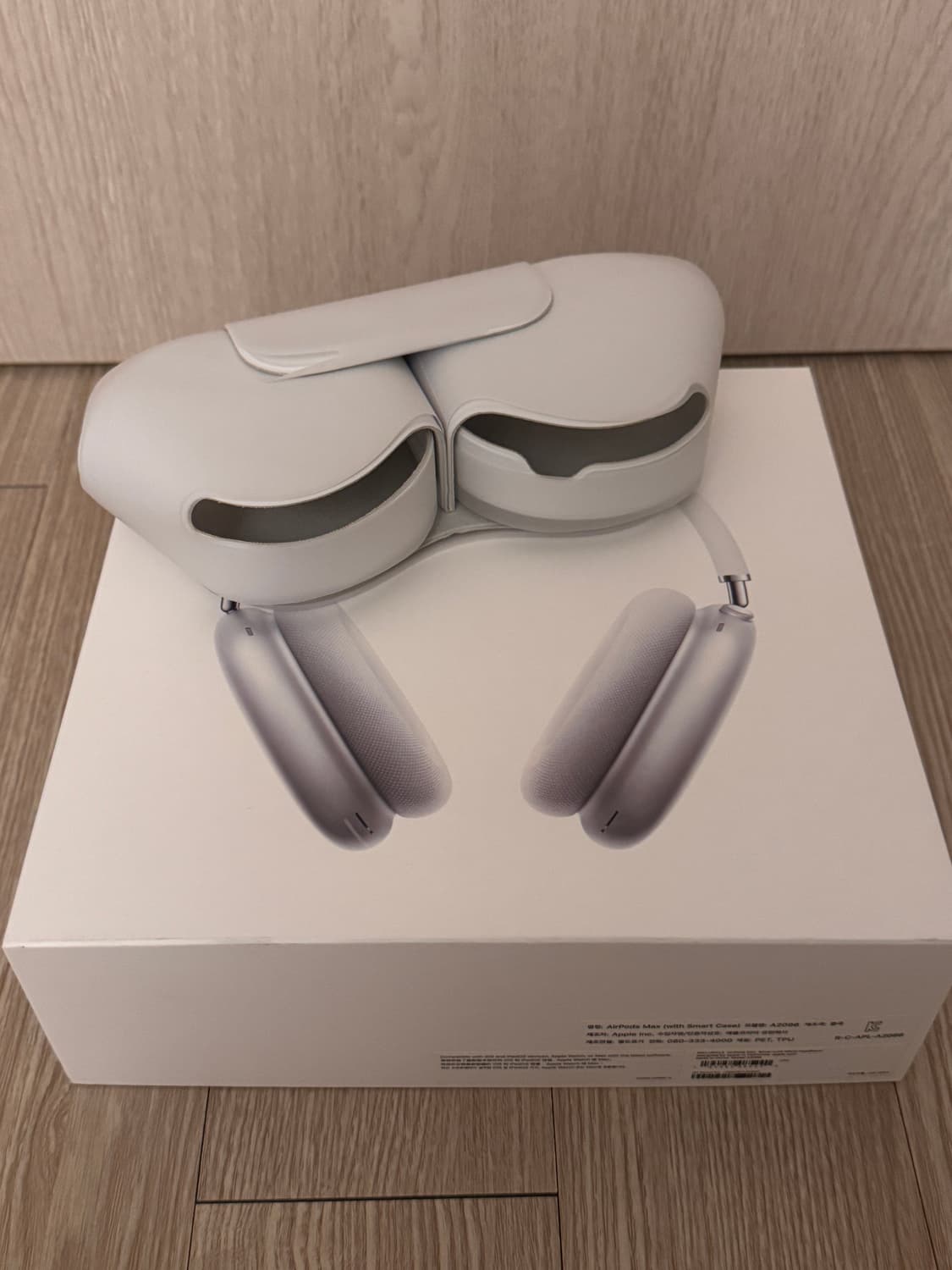 애플 에어팟 맥스 실버 헤드폰 (2024년 여름쯤구매) 상품이미지9