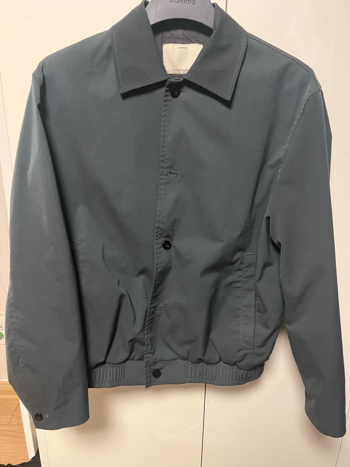 포터리 나일론 블루종 자켓 차콜 1사이즈 상품이미지2