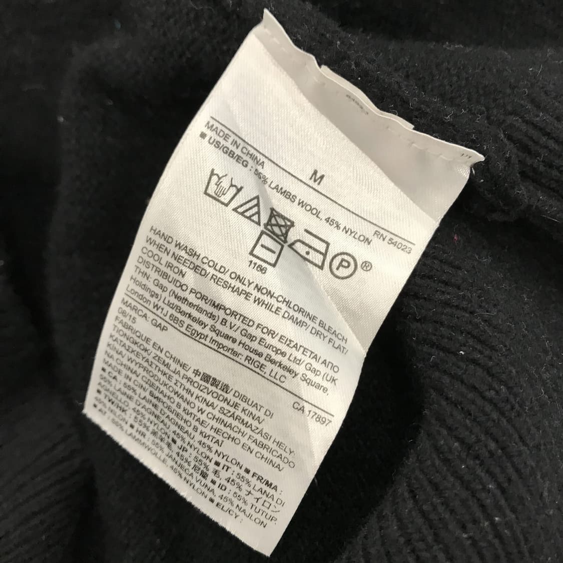 GAP ARPES SKI 니트 블랙 [M] 상품이미지5