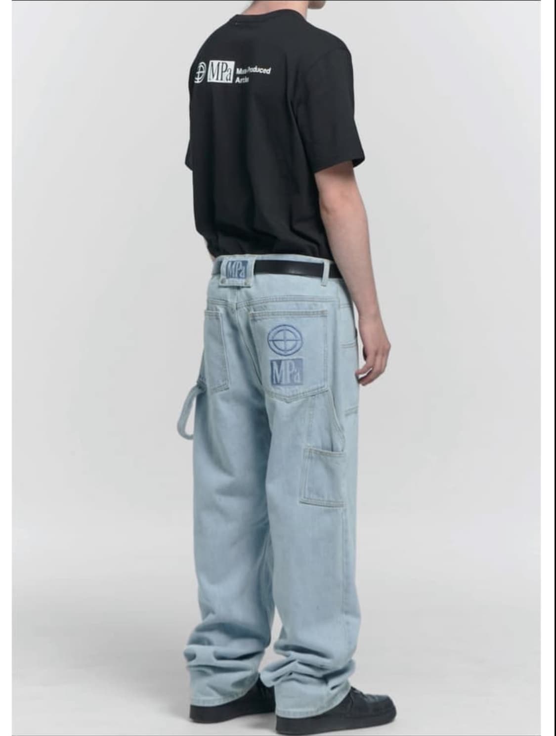 플라스틱 프로덕트 MPa 페인터 데님 팬츠 스틸블루 상품이미지1