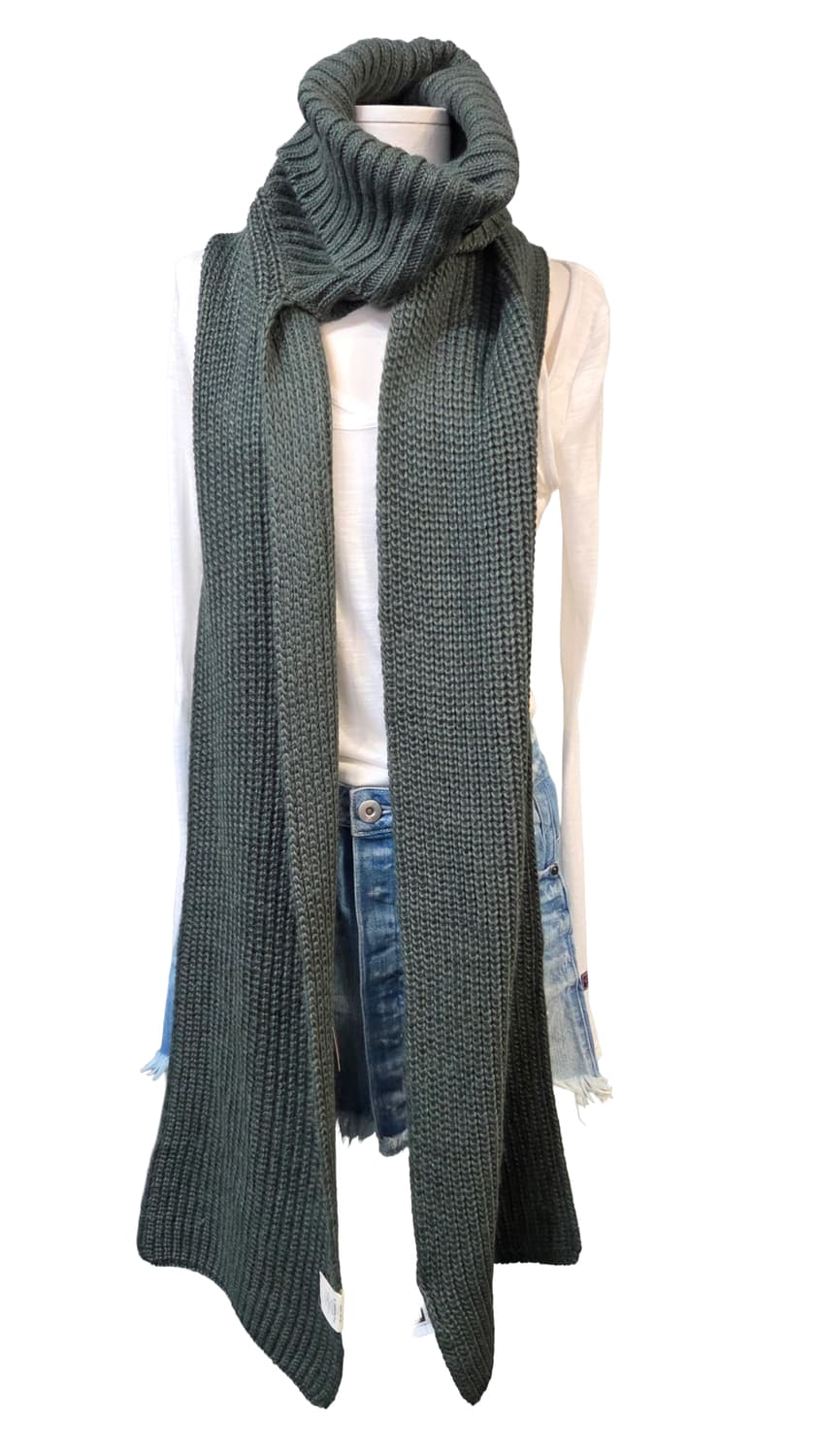 (특별할인가)G-Star RAW 니트 머플러 그린 상품이미지1