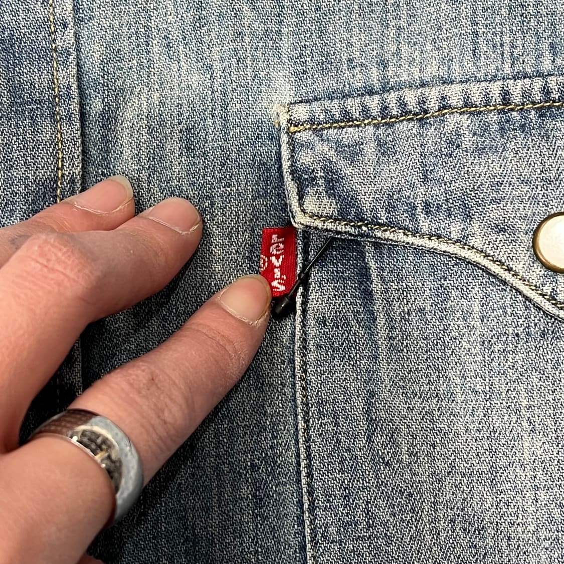 리바이스 웨스턴 데님셔츠 s08885 상품이미지5