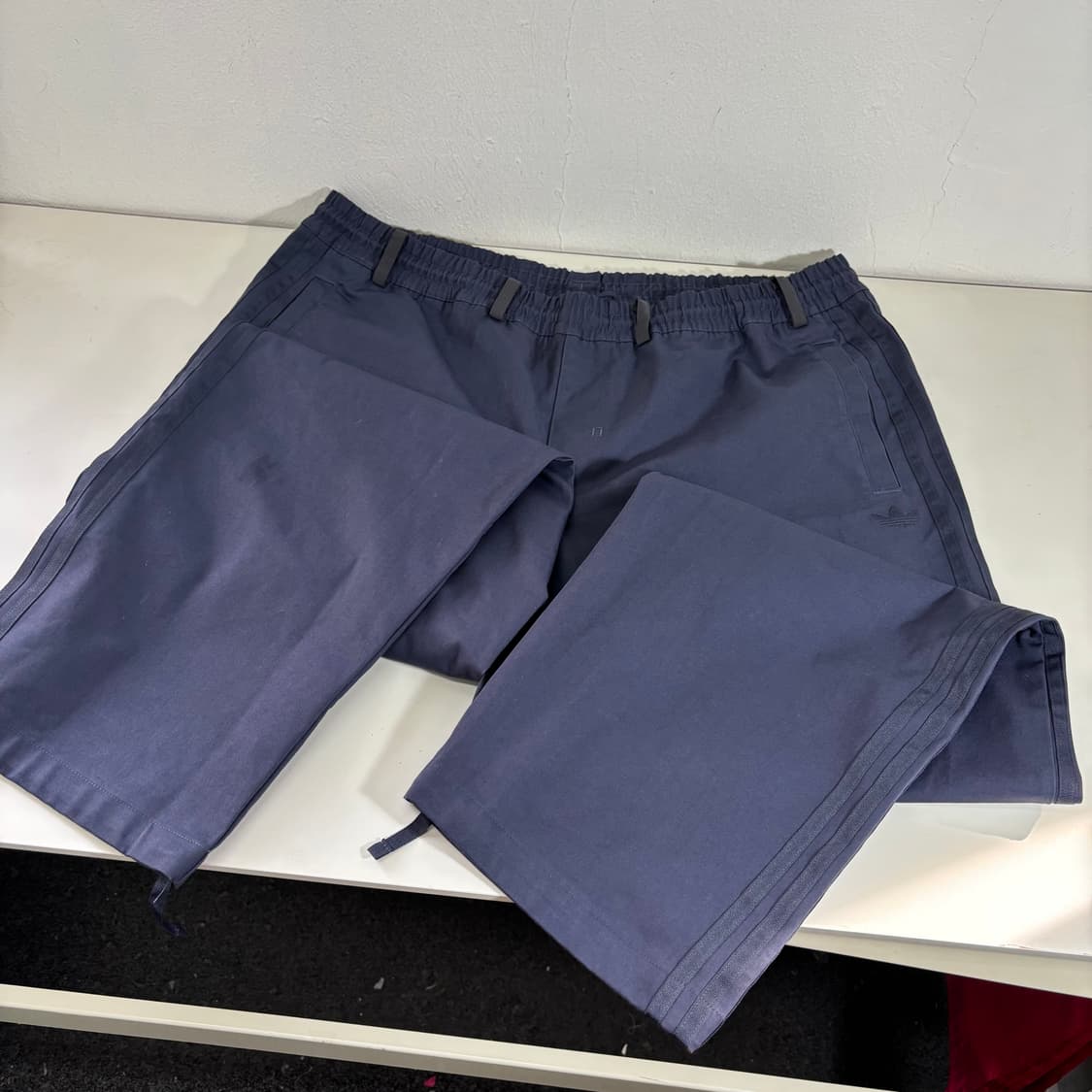 3XL 아디다스오리지날 네이비 레귤러핏 삼선 팬츠 상품이미지3