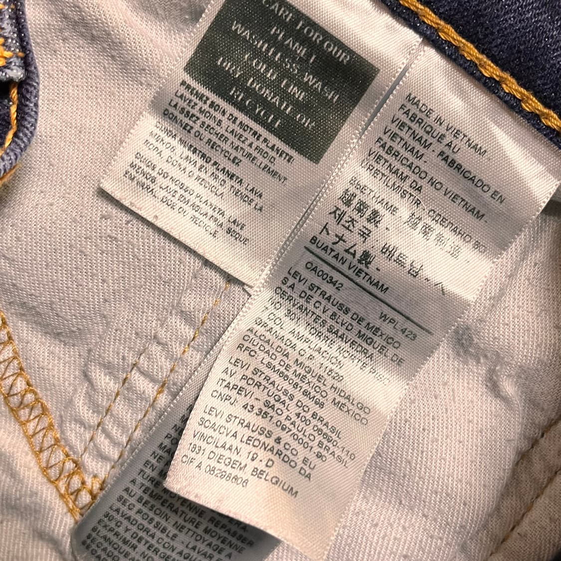 리바이스 502 데님팬츠 W28 L30 상품이미지5