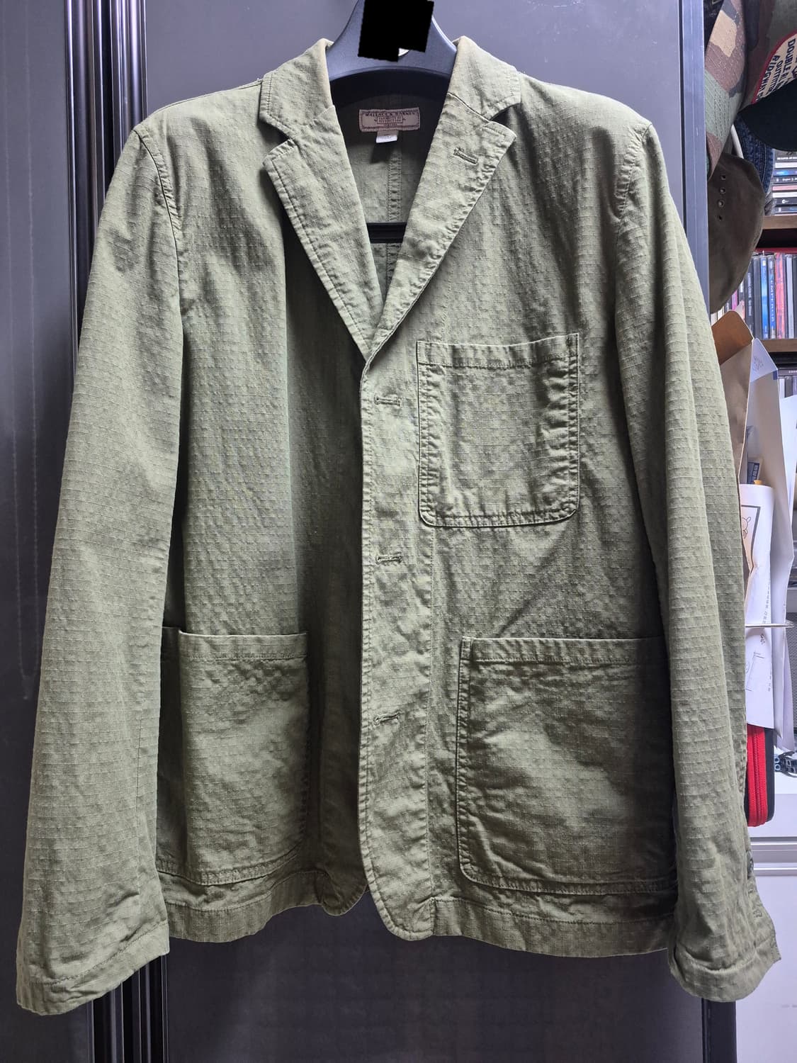 월레스앤반스 tessuti sondrio 밀리터리 블레이저 자켓 상품이미지1