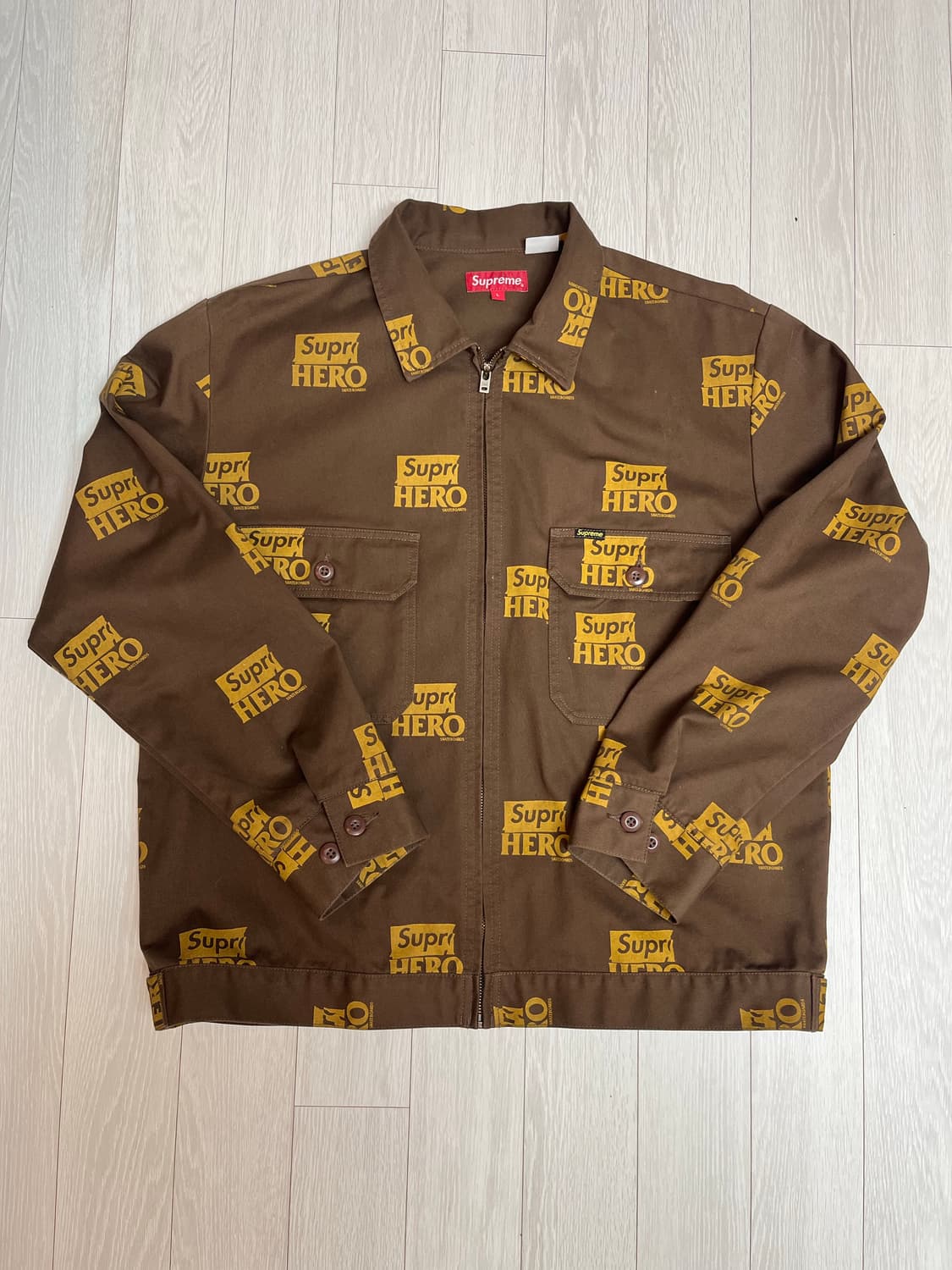 슈프림 안티히어로 워크자켓 브라운 상품이미지1