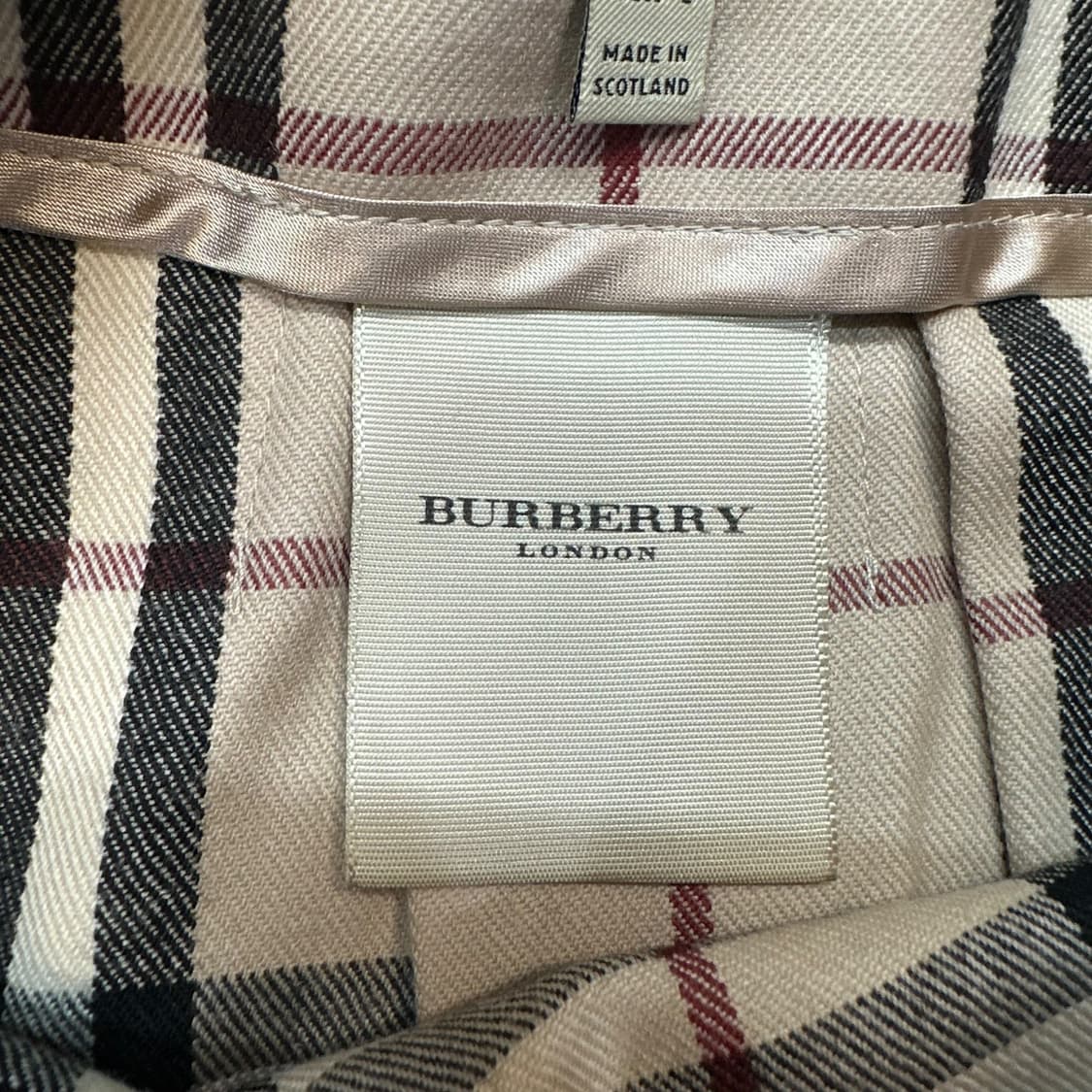 버버리 노바체크 랩 스커트 상품이미지6