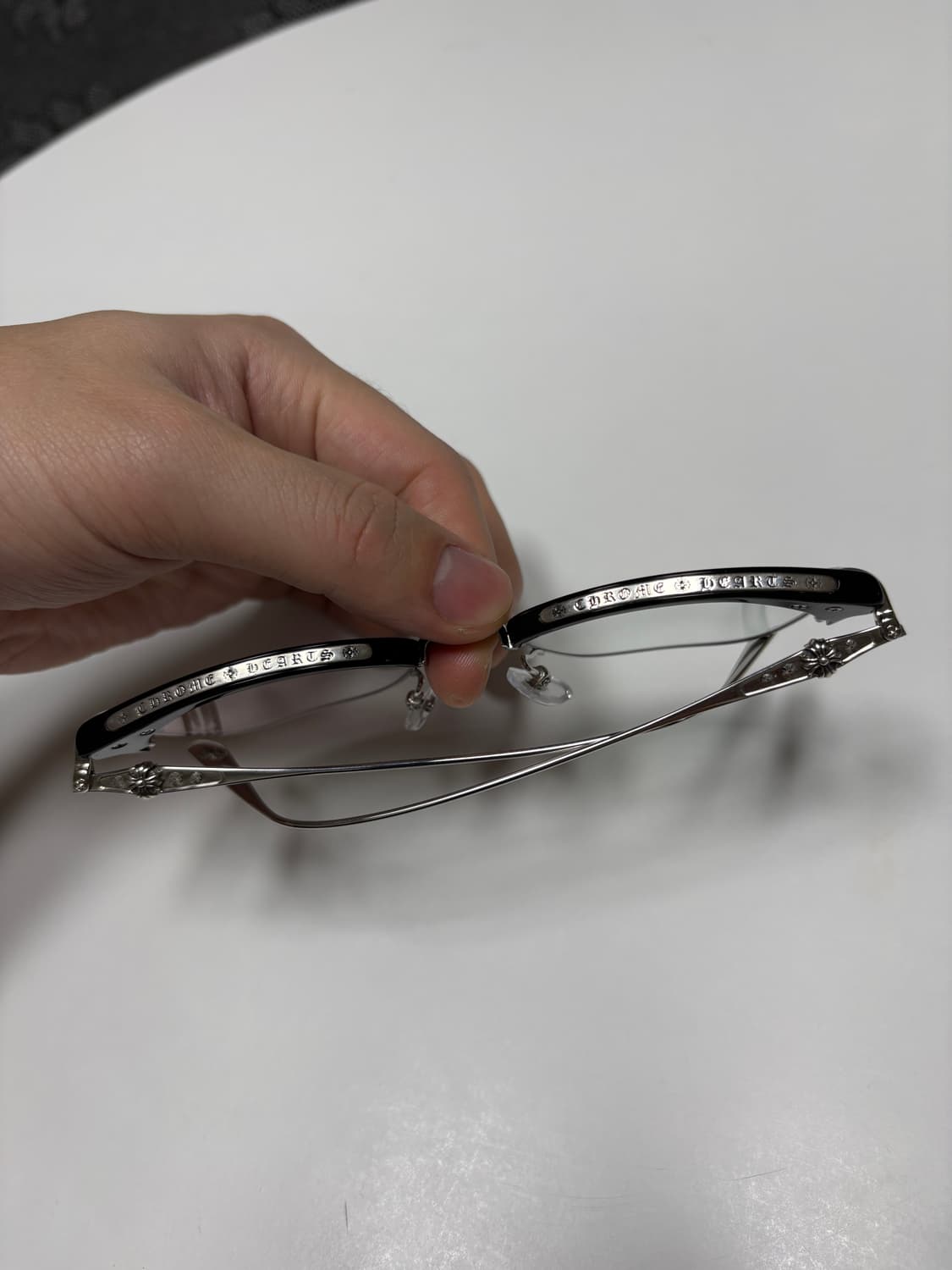 크롬하츠 안경 슬런트레딕션1 52 블랙/실버 상품이미지4