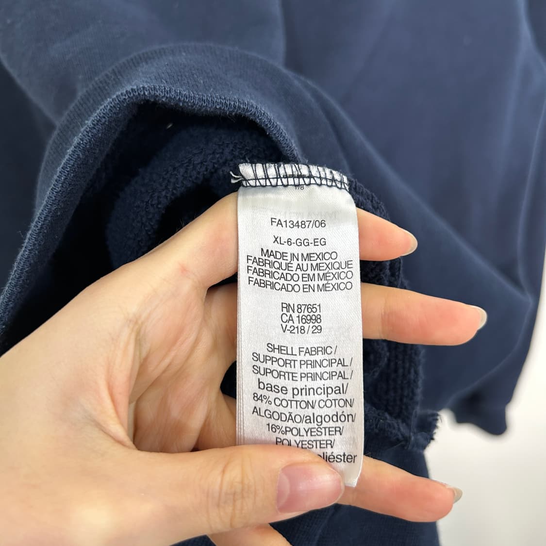 라코스테 남성 기모 맨투맨 XL  상품이미지4