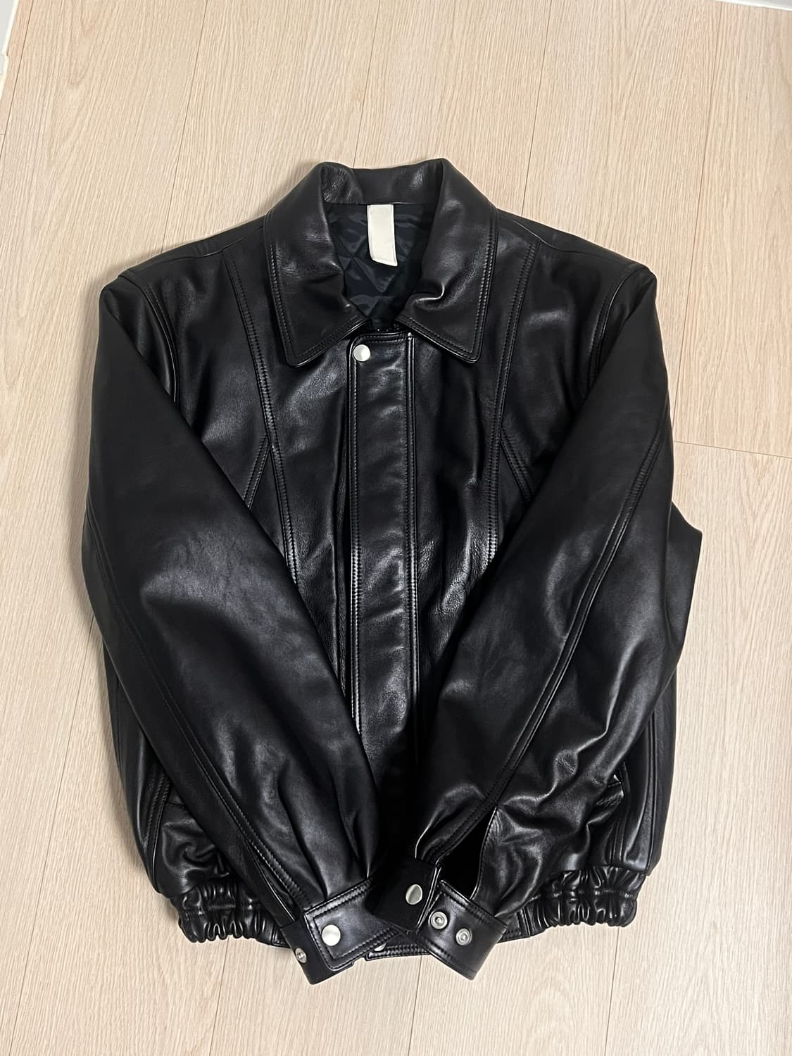 선플라워 90‘s 레더 봄버 46 상품이미지2