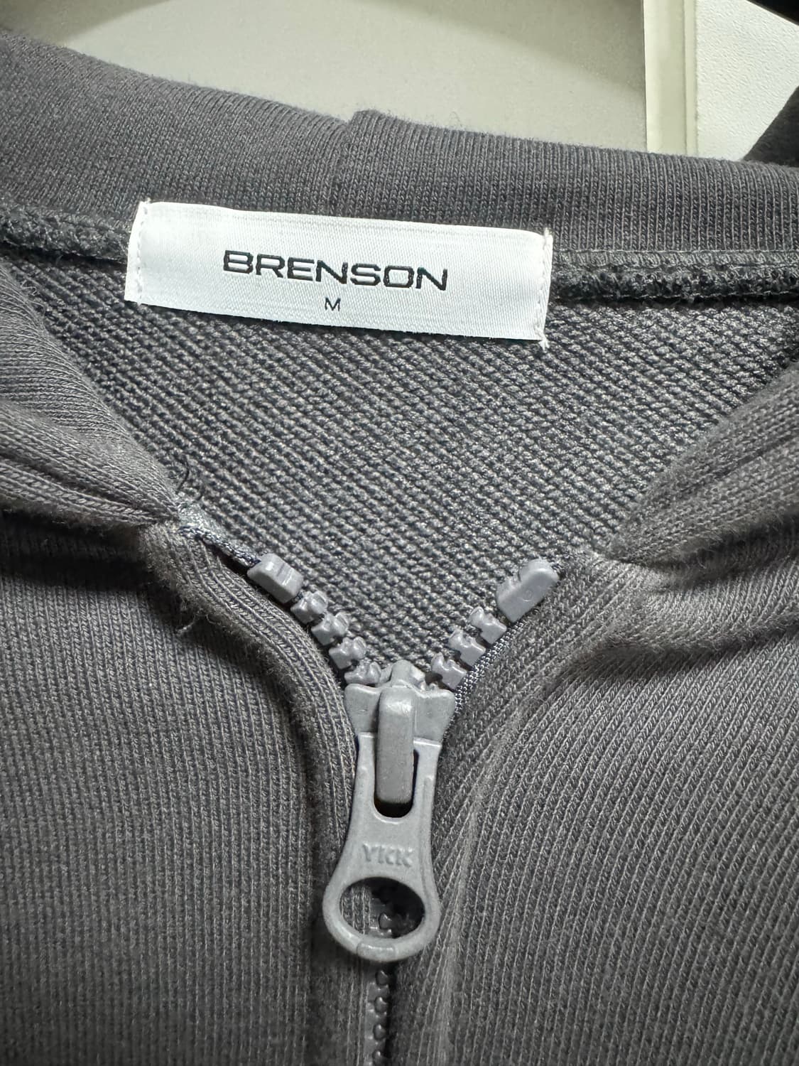 브렌슨 챠콜그레이 후드집업 m 95 상품이미지6