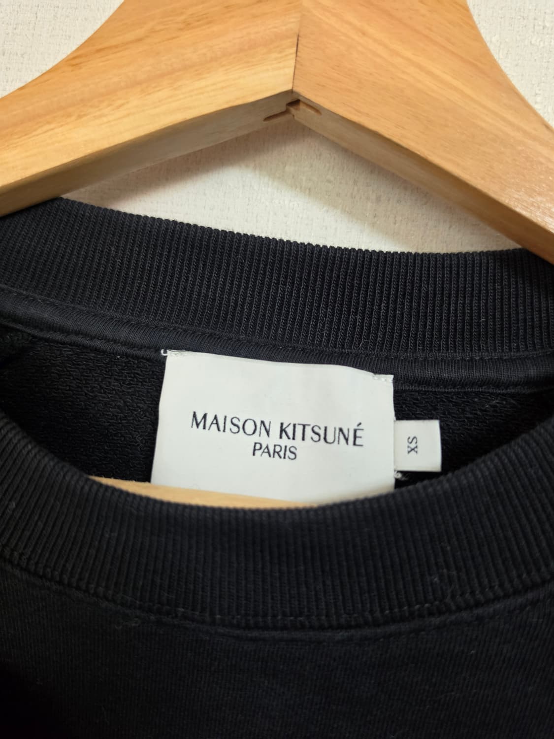 메종키츠네 트리컬러 폭스 맨투맨 XS 상품이미지2