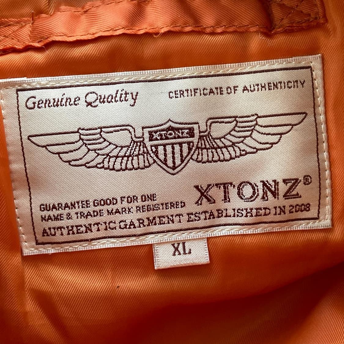 엑스톤즈 톰캣 MA-1 리플렉티브 플라이트 자켓 상품이미지10