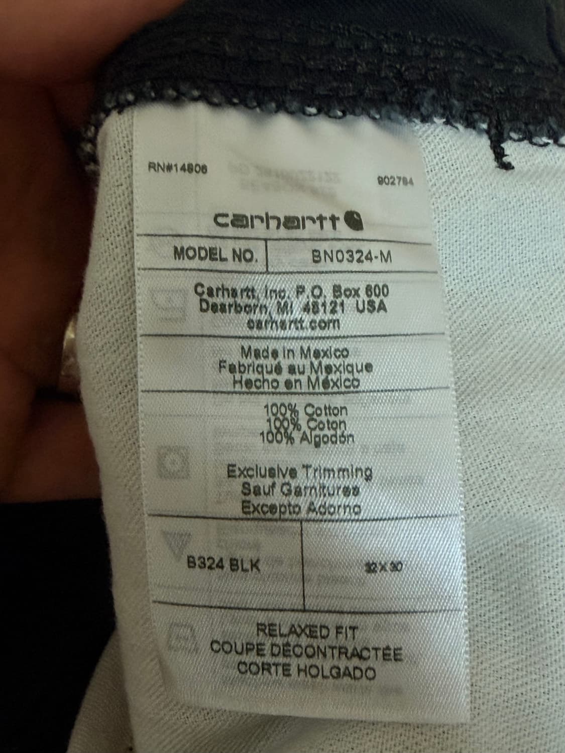 칼하트 B324 상품이미지3