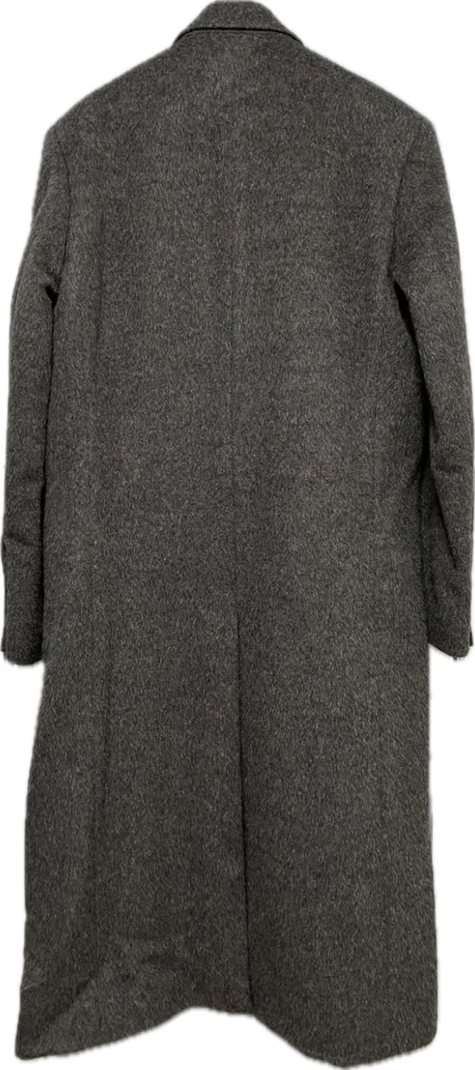 [M] STU 21FW Hairy Half Double Coat Grey 상품이미지6