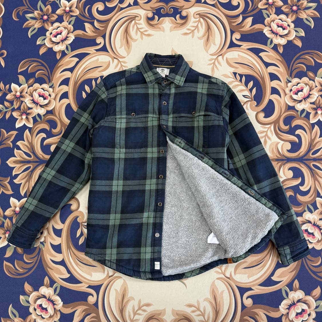 (S)팀버랜드 Timberland 쉐르파 타탄 체크 셔츠 상품이미지3