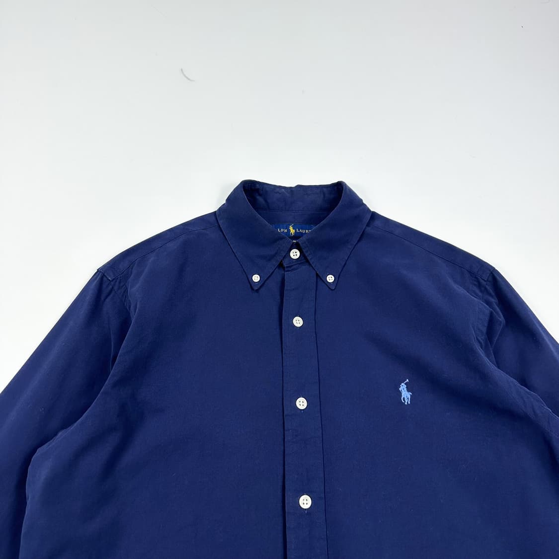 폴로 랄프로렌 클래식 슬림핏 셔츠 네이비 M 상품이미지2