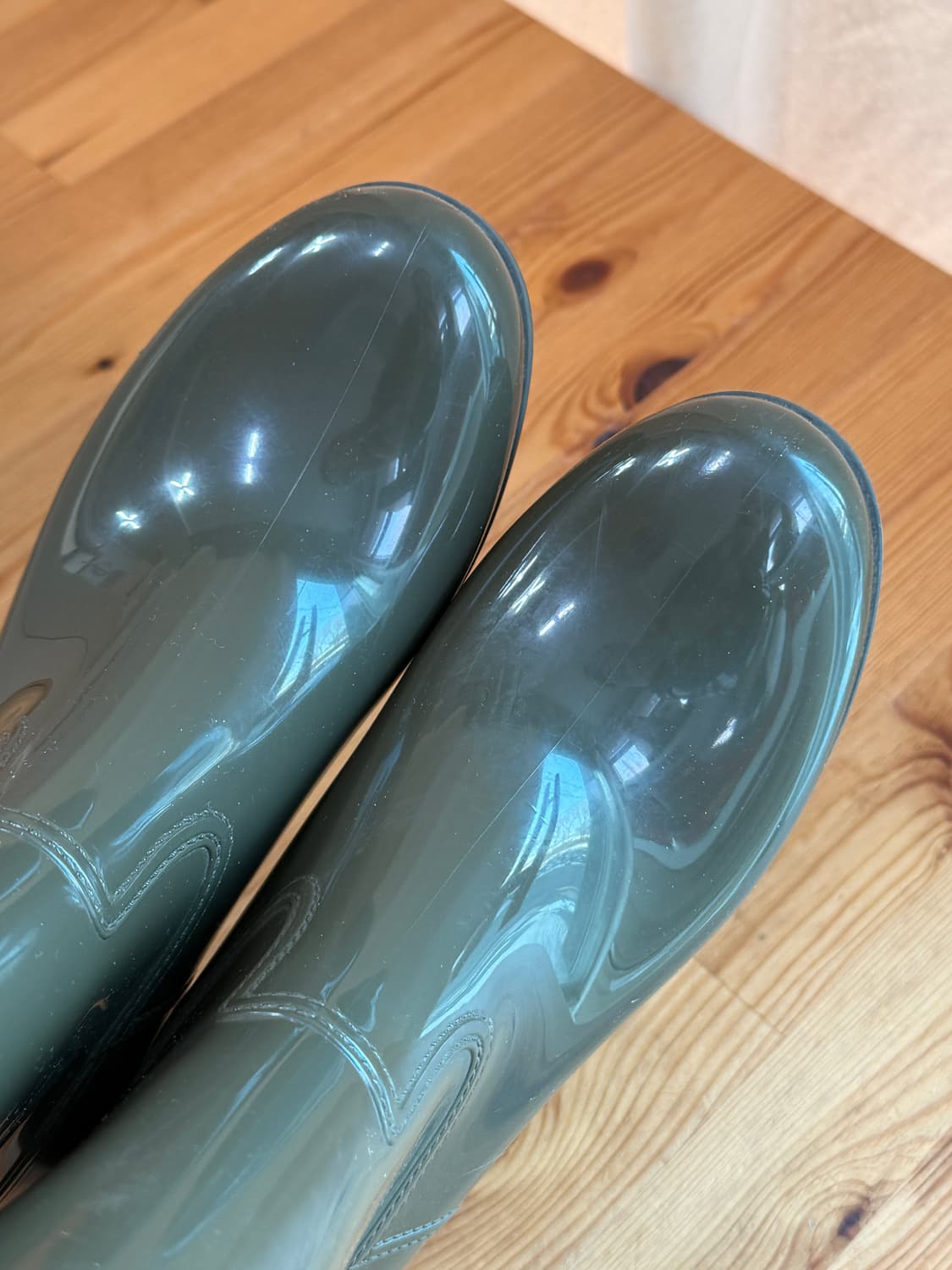 프라다 정품 여성 레인부츠 38사이즈 (볼좁은245까지) 상품이미지8