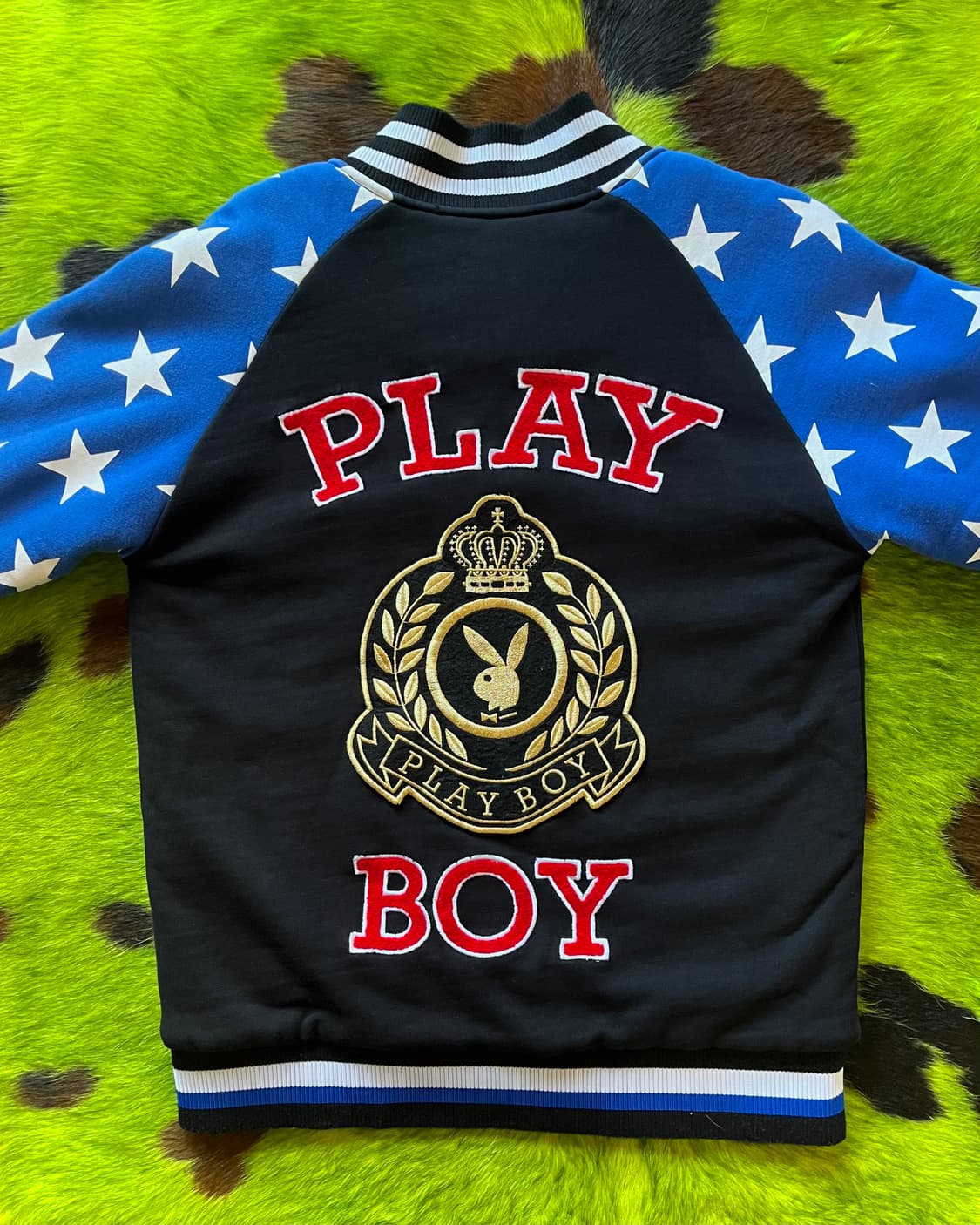 Old PLAYBOY Star Sleeve Cotton Varsity 상품이미지10